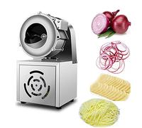 ZXCVBNMQ Electric shredder wire width: 4mm Commercial Automatic Vegetable Cutting Machine, Multifunctional Electric Grater for Kitchen Food Processing