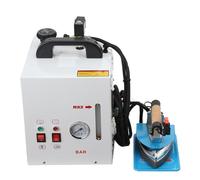 ZXCVBNMQ Industrial Iron Steam Generator, 1600W Electric Steam Iron, 900W Iron Steamer, 4L Ironing Station with Pressure Gauge for Clothing Stores, Dry Cleaners