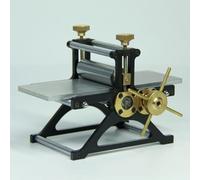 ZXCVBNMQ Manual print etcher, printing and etching manual printing press, relief intaglio printing tool with metal roller, for wood/copperplate engravings