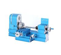 ZXCVBNMQ Mini micro electric lathe, DIY tool metal woodworking hobby model making,for school general technology room, science and technology activity room equipment