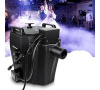 ZXCVBNMQ The dry ice smoke machine has intelligent temperature control function, and the high-density low-level smoke for stage performances and party atmosphere. (3500W)