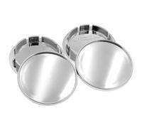 ZXCVDF 4Pcs Hub Centre Caps for VW Bora Variant Wheel Hub Caps 55mm Car Tyre Rim Waterproof Protective Styling Accessories Decorative Rim Caps,Silver