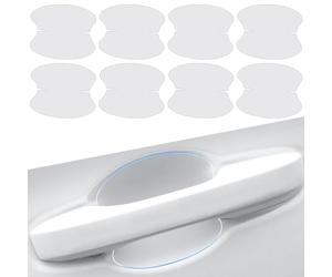 ZXCVDF 8Pcs Car Door Handle Protectors for MG ZS EV | ab 2021,TPU Car Door Cup Handle Paint Protection Film Scratch Protector Sticker Car Door Handle Safety,Transparent