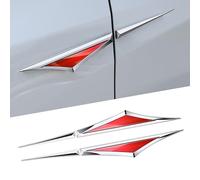 ZXCVDF Car Emblem for Volvo C30 Car Exterior Stickers Emblem Badge 3D Logo Stickers Decal Badge Decal for Car Truck Auto Windows Door,Red