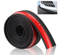 ZXCVDF Spoiler Lip for Volvo XC-90/XC90 (2.Gen. ab BJ 2015),Car Front Bumper Spoiler Front Splitter Rubber Sticker Lip Splitter Body Protector Bumper Lip Trim Spoiler 2.5M /8.2ft,Black