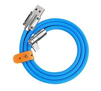 ZXCVWWE 120W 6A Super Fast Charge Liquid Silicone Cable Type-C Charger Data Cable for Xiaomi Data Zinc USB Bold R2C1
