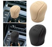 ZXCVWWE Universal Car Silicone Gear Shift Knob Cover, Shift Lever Covers,Silicone Rubber Car Hand Brake Cover, 6-Speed Gear Shift Grip Handle Silicone Anti-Slip Protective Covers Accessories