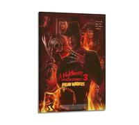 ZXCYGSAM A Nightmare on Elm Street 3 Dream War Movie Poster Poster Decorative Painting Canvas Wall Posters And Art Picture Print Modern Family Bedroom Decor Posters 20x30inch(50x75cm)
