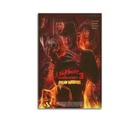ZXCYGSAM A Nightmare on Elm Street 3 Dream War Movie Poster Poster Decorative Painting Canvas Wall Posters And Art Picture Print Modern Family Bedroom Decor Posters 16x24inch(40x60cm)