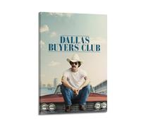 ZXCYGSAM Dallas Buyers Club Movie Poster Poster Decorative Painting Canvas Wall Posters And Art Picture Print Modern Family Bedroom Decor Posters 12x18inch(30x45cm)