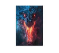 ZXCYGSAM Dangerous Dragon Poster Poster Decorative Painting Canvas Wall Posters And Art Picture Print Modern Family Bedroom Decor Posters 12x18inch(30x45cm)