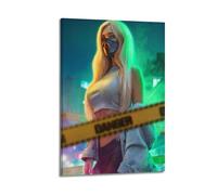 ZXCYGSAM Dangerous Sexy Girl Poster Poster Decorative Painting Canvas Wall Posters And Art Picture Print Modern Family Bedroom Decor Posters 16x24inch(40x60cm)