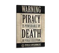 ZXCYGSAM One Piece Reality Show World Government Poster Poster Decorative Painting Canvas Wall Posters And Art Picture Print Modern Family Bedroom Decor Posters 24x36inch(60x90cm)