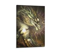 ZXCYGSAM Spirit Dragon Poster Poster Decorative Painting Canvas Wall Posters And Art Picture Print Modern Family Bedroom Decor Posters 20x30inch(50x75cm)