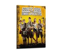 ZXCYGSAM The Zombie Apocalypse Movie Poster from The Scout Handbook Poster Decorative Painting Canvas Wall Posters And Art Picture Print Modern Family Bedroom Decor Posters 12x18inch(30x45cm)