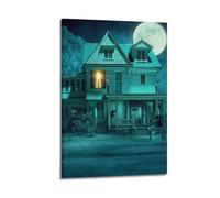 ZXCYGSAM There's A Ghost in My House Movie Poster1 Poster Decorative Painting Canvas Wall Posters And Art Picture Print Modern Family Bedroom Decor Posters 24x36inch(60x90cm)