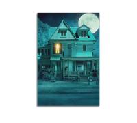 ZXCYGSAM There's A Ghost in My House Movie Poster1 Poster Decorative Painting Canvas Wall Posters And Art Picture Print Modern Family Bedroom Decor Posters 20x30inch(50x75cm)