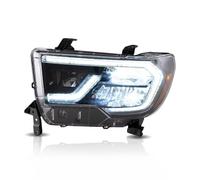 ZXDRYIRC Headlight Assembly Compatible With Toyota For Tundra 2007-2013 For Sequoia 2008-2020 Headlight Assembly Modified Daytime Running Light Flow Turn Signal