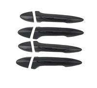 ZXDRYIRC Outer Door Handle Cover Compatible with Lexus for IS250 2006-2013 for IS350 for is-F 2007-2014 Car Gloss Black Carbon Door Handle Covers Stickers(Gloss Black NO Smart)