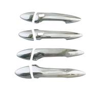 ZXDRYIRC Outer Door Handle Cover Compatible with Lexus for IS250 2006-2013 for IS350 for is-F 2007-2014 Car Gloss Black Carbon Door Handle Covers Stickers(Chrome 2Smart)