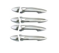 ZXDRYIRC Outer Door Handle Cover Compatible with Lexus for IS250 2006-2013 for IS350 for is-F 2007-2014 Car Gloss Black Carbon Door Handle Covers Stickers(Chrome 4Smart)