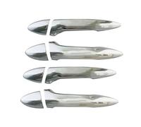 ZXDRYIRC Outer Door Handle Cover Compatible with Lexus for IS250 2006-2013 for IS350 for is-F 2007-2014 Car Gloss Black Carbon Door Handle Covers Stickers(Chrome NO Smart)