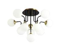 ZXDTVFGN Chandelier Ceiling Light Pendant Fixture Bedroom Lamp,G9 Nordic All Copper Magic Bean Lamp,Light Luxury Restaurant Molecular Lamp,Modern Concise Living Room Lamp-Cop Vigorous