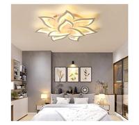 ZXDTVFGN Chandelier LED Ceiling Light Design Flower Shape Lamp Remote Control Dimmable Metal Acrylic Petals Energy Saving Bedroom Kitchen Living Room Table Dining Indoor Chandeliers,18 Head