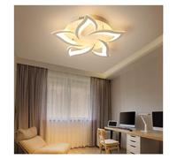 ZXDTVFGN Chandelier LED Ceiling Light Design Flower Shape Lamp Remote Control Dimmable Metal Acrylic Petals Energy Saving Bedroom Kitchen Living Room Table Dining Indoor Chandeliers,18 Head