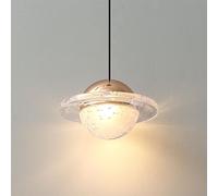 ZXDTVFGN Creative Ball Shape LED Chandelier Ornament Bedside Simple Pendant Light Individualistic Planet Hanging Lamp For Kitchen Bar Foyer Durable Droplight Single And Double Head
