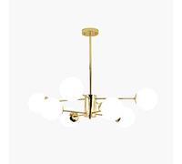 ZXDTVFGN E27 Jane Ou Magic Bean Chandelier Sputnik Glass Lampshade During Light Fixture Base Adjustable Height Ceiling for Bedroom Living Room Dining Room-A 8 Head Made in China