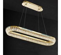 ZXDTVFGN Italian minimalist crystal chandelier, luxury high-end art for living room bedroom dining sample lamps and lanterns,100CM