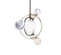ZXDTVFGN LED Chandelier, Modern Restaurant Bar Bedside Bedroom Chandelier Tableware Kitchen Living Room Cafe Interior Decoration Ceiling [Energy Level A +++] Made in China