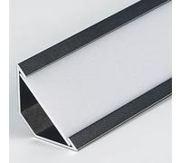 ZXDTVFGN Linear Light Tape Housing for Hiding 8mm LED Strips, Decorative Lighting Profile for Living Room, Ceiling Edge Decor Light Bar Channel