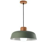 ZXDTVFGN Macarons Dome Kitchen Island Lights with Aluminum Shade Chandelier Light Fixture,E26 for Restaurant Dining Room Bedroom Bar, Green, 38cm