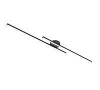 ZXDTVFGN Modern Linear Ceiling Light Dimmable LED Long Strip Semi Flush Mount Lamp Living Room Close to Lighting Fixture Bedroom Kitchen Hallway