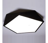 ZXDTVFGN Personality Ceiling Light Fixture Slim Dimmable Led Chandelier Modern Flush Mount Lighting Colorful Lamp for Living Room Bedroom Kitchen 6500K/Black/42Cm