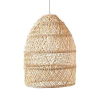 ZXDTVFGN Rattan Boho Chandeliers For Dining Room Farmhouse Bamboo Pendant Light Spherical Round Wicker Ceiling Hanging Lamp Linear Lighting Fixture Kitchen Island Bedroom Living Fo