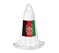 ZXERTG Flag Of Afghanistan Print Hooded Cloak For Halloween Costumes,Perfect For Wizard,Vampire,Grim Reaper More Cosplay