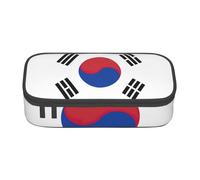 ZXERTG Flag of Republic of Korea Print Oxford Cloth Pencil Pouch,Multi-Functional Pen Case,Perfect for Office and Travel