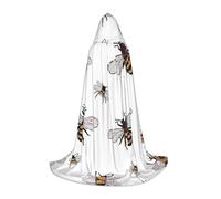 ZXERTG Funny Bees Print Hooded Cloak For Halloween Costumes,Perfect For Wizard,Vampire,Grim Reaper More Cosplay