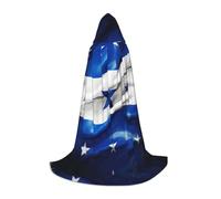 ZXERTG Honduras Flag Print Hooded Cloak For Halloween Costumes,Perfect For Wizard,Vampire,Grim Reaper More Cosplay
