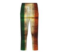 ZXERTG Irish Flag Print Comfortable Teenagers Pajama Pants,For Leisure,Family Time,Sports And Outings