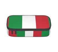 ZXERTG Italian Flag Print Oxford Cloth Pencil Pouch,Multi-Functional Pen Case,Perfect for Office and Travel