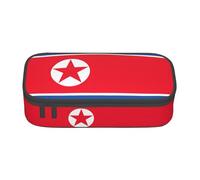 ZXERTG Korean Flag Print Oxford Cloth Pencil Pouch,Multi-Functional Pen Case,Perfect for Office and Travel