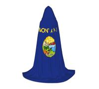 ZXERTG Montana State Flag Print Hooded Cloak For Halloween Costumes,Perfect For Wizard,Vampire,Grim Reaper More Cosplay