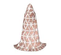 ZXERTG Rose Gold Pattern Backgrounds Print Hooded Cloak For Halloween Costumes,Perfect For Wizard,Vampire,Grim Reaper More Cosplay