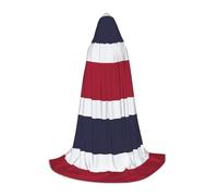ZXERTG Thailand Flag Print Hooded Cloak For Halloween Costumes,Perfect For Wizard,Vampire,Grim Reaper More Cosplay