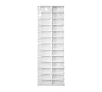 Zxfdsfdbnm 26 Pocket Clear Hanging Storage Not Woven Fabric, White