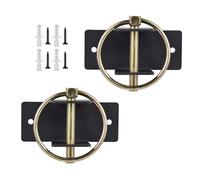 Zxfdsfdbnm 2Lots Industrial Strength Feed Pail for Large Farm Animals with Mounting Hook Wall Mounted Bucket Holder